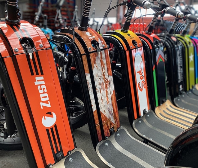 Unique and customizable all-terrain electric scooters…