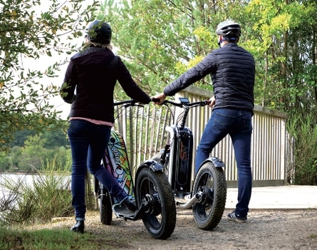 ZOSH Private individuals, an adult and child scooter
