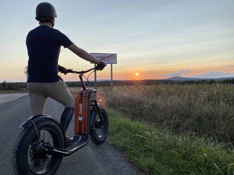 Zosh, one of the most well-performing off-road electric scooters for adults