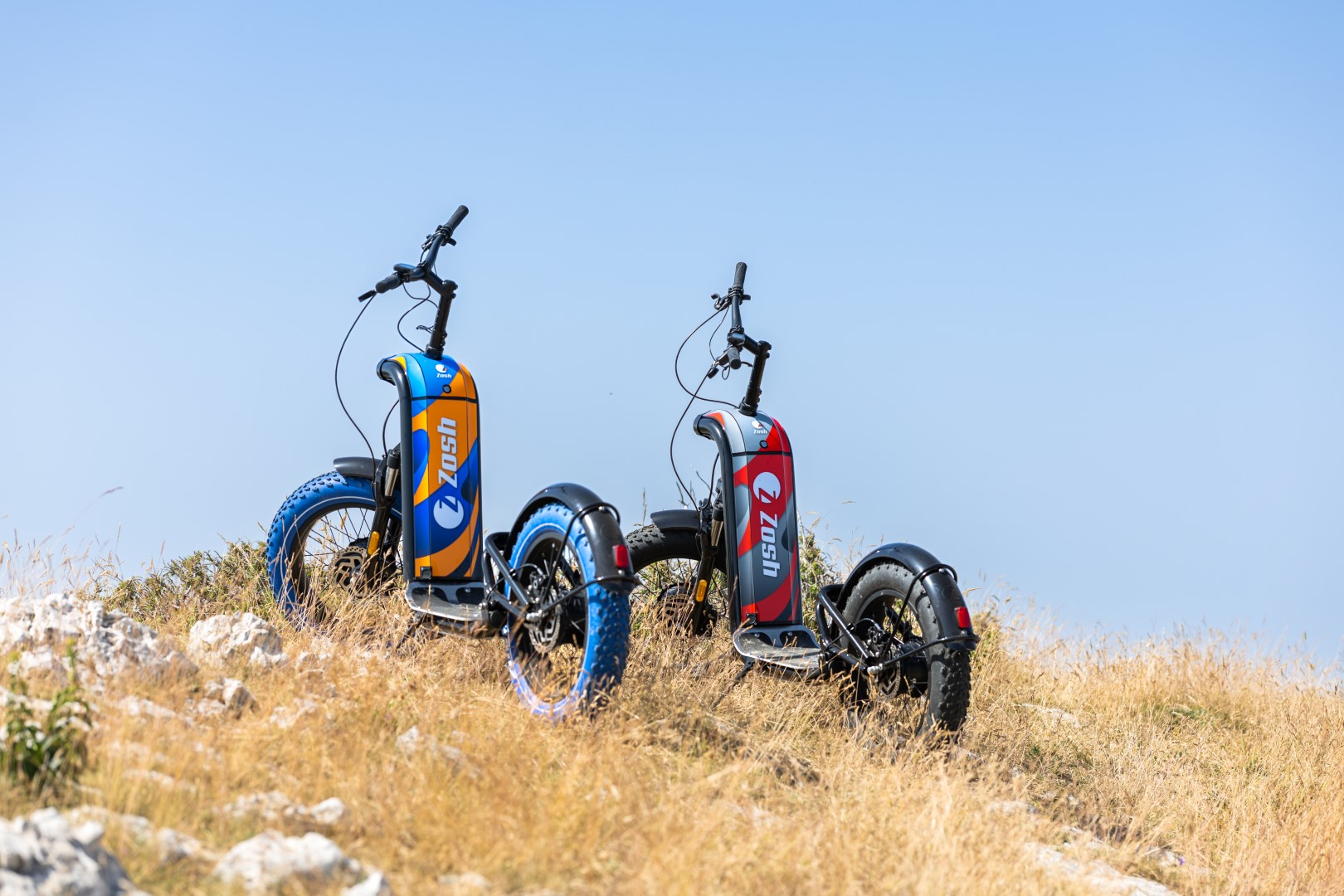 An off-road electric scooter adapted to your every need. 